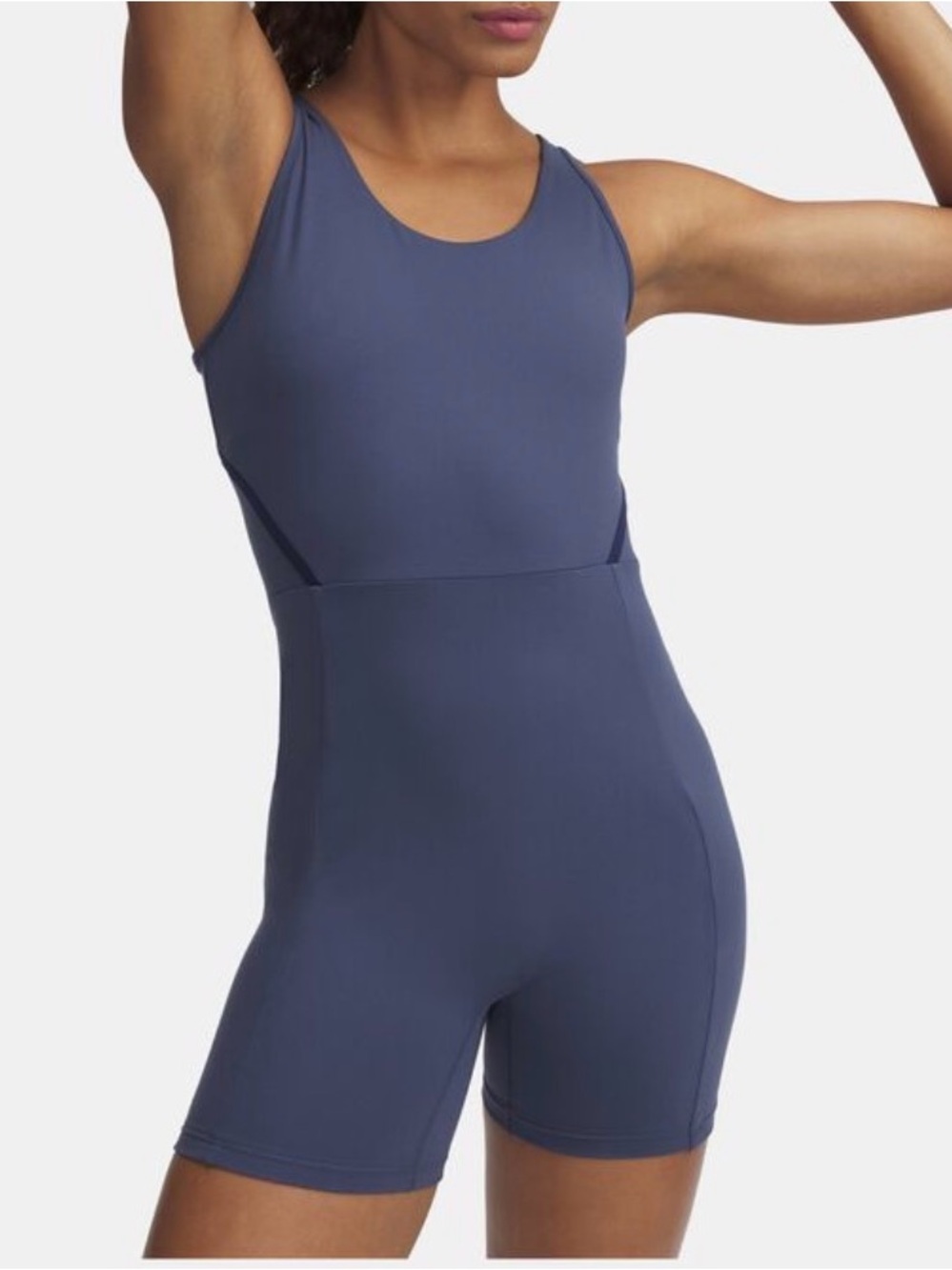 Under Armour Navy Blue Athletic Romper with Built in Bra